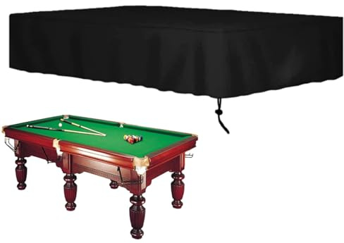 Funda de mesa de billar resistente – Fundas impermeables de tela Oxford 210D para mesa de billar | Funda a prueba de polvo para mesas de billar, resistente a los rayos UV y resistente a los rayos UV