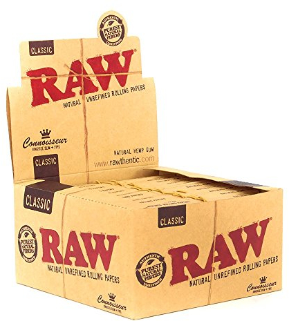 RAW CONNOISSEUR - Classic Connoisseur - KS Slim+Tips - 24 Heftchen a 32 Blatt