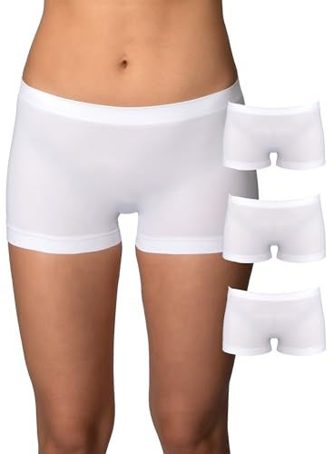Intimidea - 3 Pezzi Panty Florida, in Morbida Microfibra Invisibile Art. 410130 (S/M, Bianco)