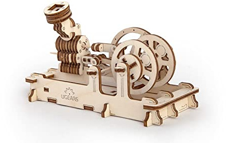 UGEARS Motore Pneumatico Unica Colla Free Eco Friendly Kit di Movimento Meccanico Meccanico Di Legno