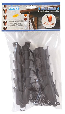 First Plast rain1 m Égouttoir composable chaîne tropicale, marron