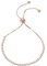 PAVOI 14K Gold Plated Cubic Zirconia Classic Tennis Bracelet for Women in Rose Gold