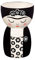 Sass & Belle Frida Vase in Korpusform, einfarbig