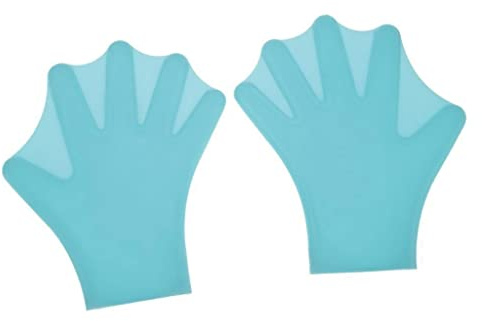 1 Pair Swimming Silicone Gloves,Adults Swimming Water Gloves