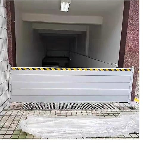 Garagentor Dichtung hochwasserschutz Barriere 100 cm Hoch Garagentor-Hochwasserschutz-Schwellensatz, 1,8 M, 2 M, 2,8 M, 3 M, 3,6 M, 4 M Breit Wiederverwendbar Hochwasserschutzmauer, Für Einfahrt/Lage