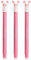 EBERHARD FABER 599032 - Tintenroller radierbar Schwein, 3 Animal Erase it Stifte, Gelschreiber blau 0,7 mm