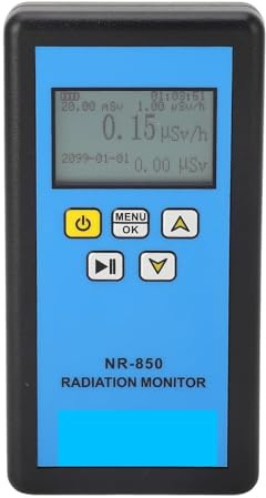 Strålningsdosimeter LCD-skärm X γ β-strålningsdetektor Handhållen geigerräknare Precis mätning av strålningsmonitor