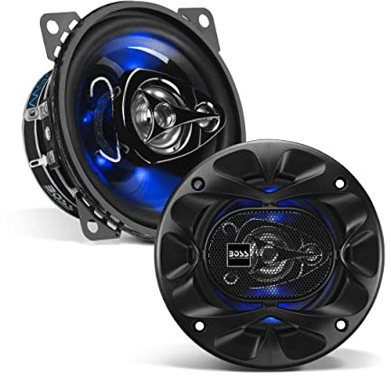BOSS, BE423, Rage Series, Audio Systems, 10 cm Autotürlautsprecher, 225 W (Paar), 3-Wege, Vollbereich, Hochtöner, Koaxial, Im Paar verkauft