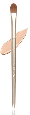 ENZO KEN Flat Concealer Brush Under Eye, Concealer Brush, Small Flat Makeup Brushes, Under Eye Brush Concealer, Flat Brush Under Eye. - Glod, E201M