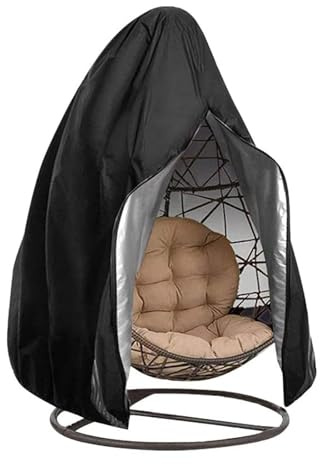 CFTGIW 210d Hanging Oeuf Couvre de Chaise d'Oeuf Léger Couvercle de Chaise Swing à la Fermeture à Glissière s'adapte la Plupart