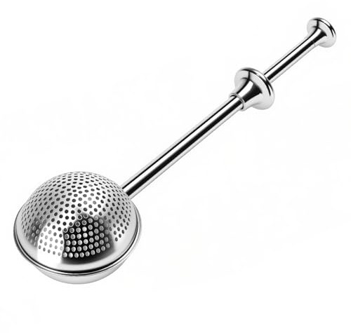 Dusting Wand Flour Powder Duster Sifter Sugar Shaker Mini Sieve Fine Mesh Tea Strainer Infuser for Cooking, Baking, Sugar, Flour, Spices 1 PCS