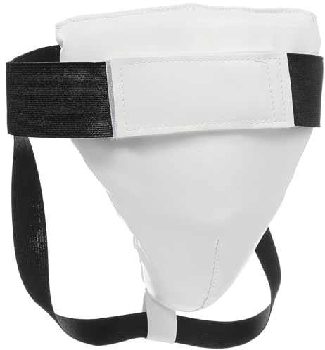 LALADEFIEE Protector de Entrepierna de Entrenamiento Portátil para en Artes Marciales y Kickboxing, Protección Cómoda y Ajustable para Combate