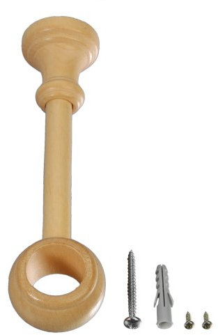 Liedeco Träger für Gardinenstangen Thüringen einläufig, ø 28 mm, 1 STK Kiefer L 18 cm