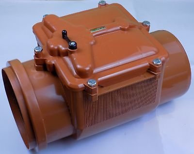 Backflow Valve 200 Filter Closure for HT Pipe + kg Pipes Protective