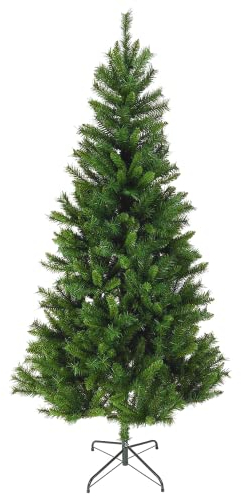 Baroni Home Albero di Natale Artificiale, 210 cm 900 Rami, Rami già Montati e Folti, Effetto Realistico, Facile Montaggio (210 cm, Verde)