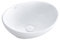 VBChome Waschbecken Kleine 34 x 27 x 13 cm Mini Keramik Weiß Oval Waschtisch Handwaschbecken Aufsatzwaschbecken Waschschale Gäste WC