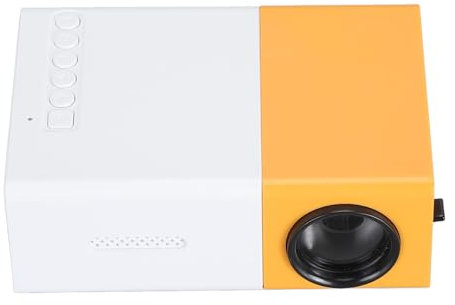 Mini Projecteur, Vidéoprojecteur Full HD 1080P avec HDMI, Port USB, Port AV et Emplacement pour Carte Mémoire, Projecteur de Film Portable Intérieur et Extérieur pour Cinéma