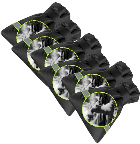 Outdoor Faucet Cover for Winter - Pro 7.1W x 9.8H - 6 PACK Outdoor Water Faucet Cover Socks for Winter Freeze Protection Pipe Insulation Reusable Waterproof Insulated Spigot backflow Cover