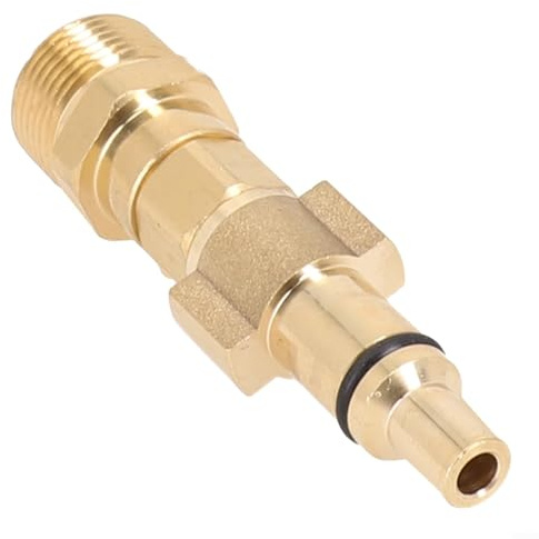 Hochdruckreiniger-Adapter Messing-Bajonett-Adapter mit M22-Außengewinde, Hochdruckreiniger-Lanzen-Waschmaschine-Bajonett-Adapter for LAVOR-Teile