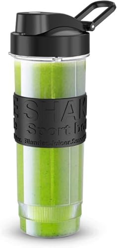 Bouteilles à smoothie - 570 ml - Sans BPA - Pour le sport - Mini blender - Pour smoothie