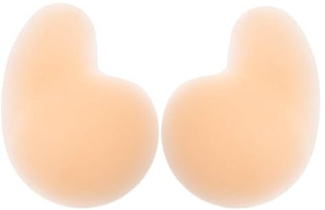 mhinese Klebe BH Push Up - Wiederverwendbarer Silikon BH ohne Träger für Damen, Unsichtbar & Hautfreundlich - Sticky Bra für A/B Cup - Sport, Alltag & Schwimmen