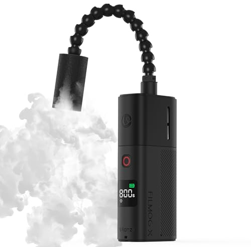 ULANZI FM02 FILMOG X Machine à fumée portable, machine à fumée portable alimentée par batterie de 30 W, machine à fumée portable, accessoires pour caméras pour l'enregistrement vidéo, photographie de