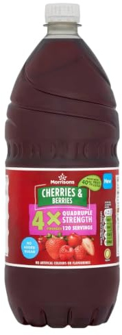 Morrisons Cherries & Berries Quad Concentrate Squash 1.5l