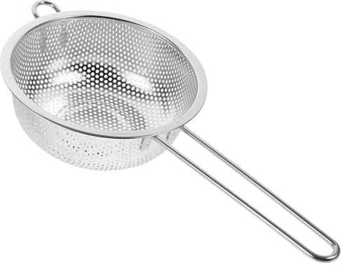 SUPVOX Panier D'égouttage en Acier Inoxydable 16,5 Cm, Passoire à Fruits et Riz à Manche Unique, Panier Multifonction Cuisine et Lavage, Tamis Résistant pour Usage Style Style Aléatoire