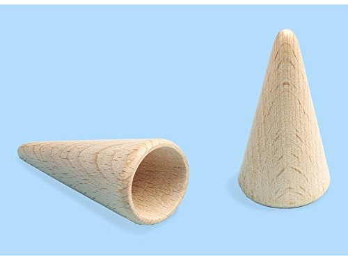 Hobbyfun Spitze Holzspitze für die Schultüte. Traditioneller deutscher Schulanfang