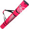 BRUBAKER Skitasche Carver Champion Pink Weiß - Gepolsterter Skisack für 1 Paar Ski und Stöcke - Reißfester Ski Bag 170 x 34 x 34 cm