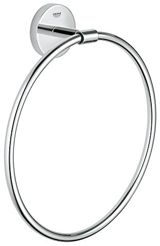 GROHE 40460001 BauCosmopolitan Anneau porte-serviette, Chrome