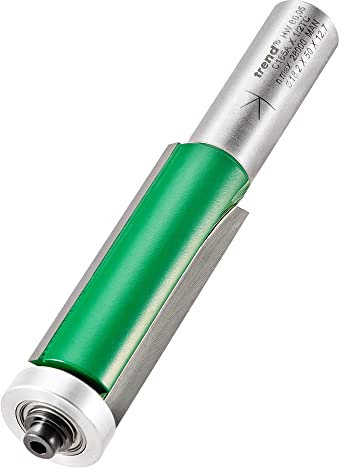 Trend CraftPro Guided Profiler Router Cutter Bit, 1/2 Inch Shank, 18mm Cut Diameter & 50mm Cut Length, Tungsten Carbide Tipped, C165AX1/2TC