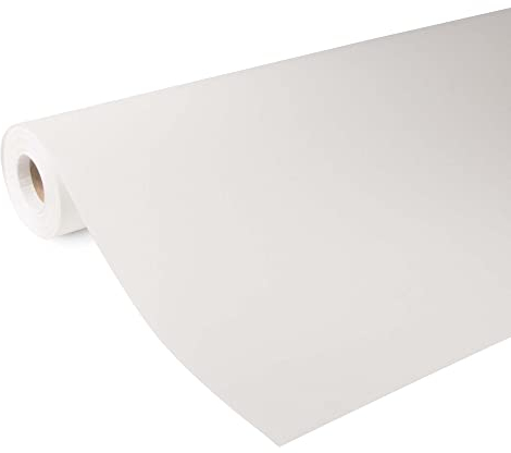 Fibre de verre pré-peinte maille fine Prête à l'emploi 155g 2500 x 100cm Blanc à peindre Revêtement mural de rénovation, Isolant thermique, Protection murale