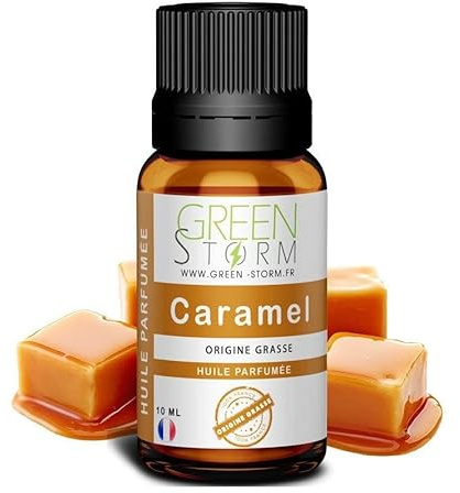 Huile PARFUMÉE Caramel 10 ML, Huile Essentielle - Diffusion, Cosmétique, Massage, Bain aromatique - DIY Bougie, Savon, Crème, Huile, Lotion - Peau Cheveux Green-Storm