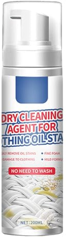 Mnozreo Nettoyeur à Sec Pour Vêtements,200ML,Détachant Vêtements,Nettoyage À Sec Vetement Spray,pour Boue d'huile,Ketchup,Café,Traitement des Taches d'aliments