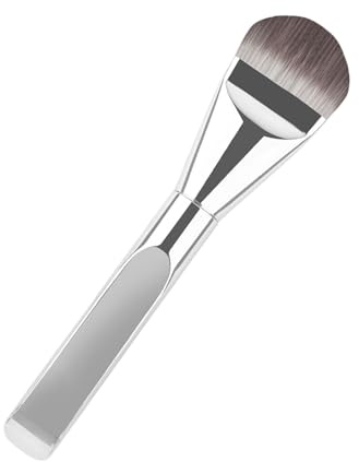 Pinceau à poudre - Surface inclinée - Pour mélanger la crème liquide et la poudre de rembourrage en poudre lâche - Mélange de correcteurs de visage