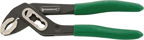 STAHLWILLE Profi Mini-Wasserpumpenzange 125 mm | kleine Rohrzange, 4-fache Schnelleinstellung, Klemmschutz | Made in Germany