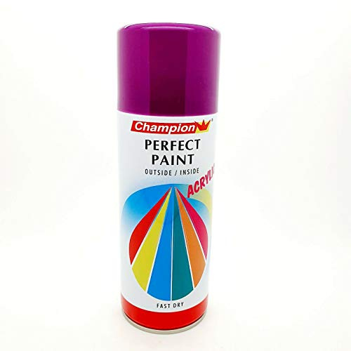 SolaDirect Purple Spray Paint Aerosol Auto Car Primer Matt Gloss Metallic Wood Metal Plastic
