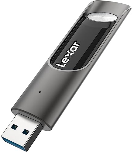 Lexar 128 GB JumpDrive P30 USB 3.2 Gen 1 Flash-Laufwerk, bis zu 450 MB/s Lesen (LJDP030128G-RNQNG), Schwarz