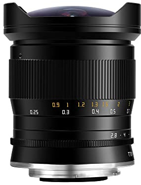 TTARTISAN 11mm F2.8 Obiettivo per fotocamera full fame ultra wide fisheye con messa a fuoco manuale per Nikon F Mount
