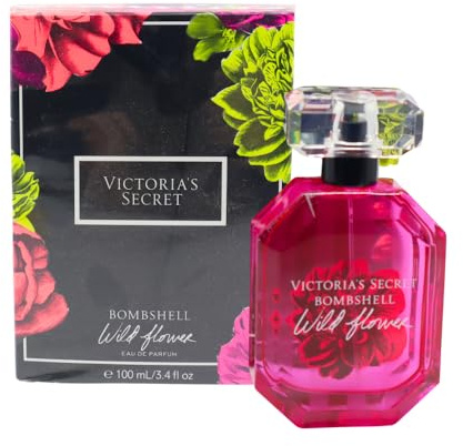 Victoria's Secret Bombshell Wild Flower Eau De Parfum Spray,3.40 Fl Oz (Pack of 1)