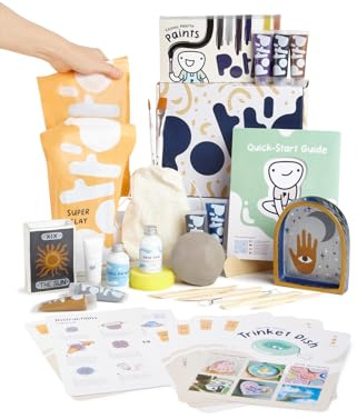 Pott'd Home Pottery Kit, Air Dry Clay Kit for Adults & Beginners