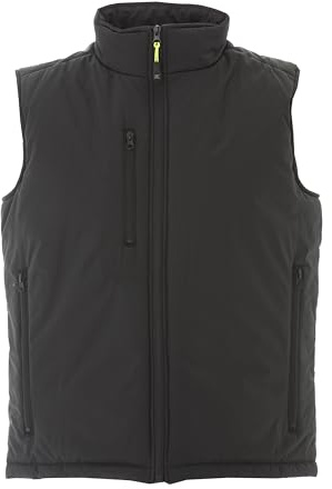 CHEMAGLIETTE! Smanicato Uomo - Giubbino Senza Maniche Da Lavoro, Giacca Smanicata Sportiva Imbottita,Collo Alto Tasca Interna Tasche Con Zip, Modello AMB