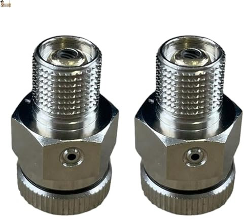 BricoLoco.com Purgador AUTOMÁTICO radiador calefacción. Pack 2 uds. Llave de purga para radiador con válvula de salida con tapón ciego sin tornillo, al ser automático. Rosca macho 1/8”. (2)