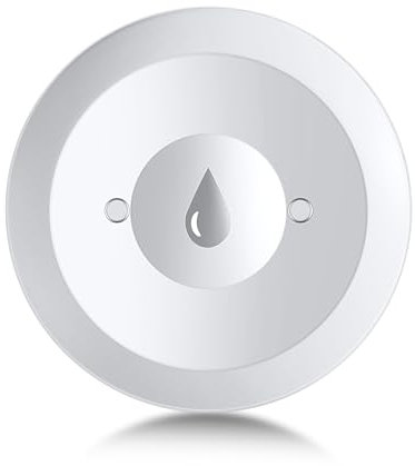 Haozee Détecteur de fuite d'eau Zigbee, capteur de détection d'eau Zigbee pour la maison, alarme d'eau fonctionnant sur piles, hub Zigbee requis, compatible avec Home Assistant, Zigbee2MQTT