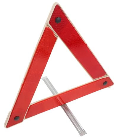 FUNOMOCYA Triangolo Avvertimento Segnale Emergenza per Auto Triangolo Sicurezza Pieghevole e Portatile Alta visibilità per Situazioni Emergenza