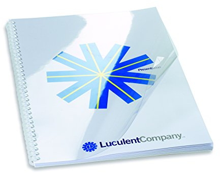Rexel Report Binding Covers 250 Micron Superclear A4 Clear (Pack 25 x 2)