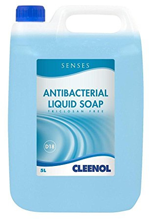 Cleenol 077019 Senses Antibacterial Liquid Soap (5ltr)
