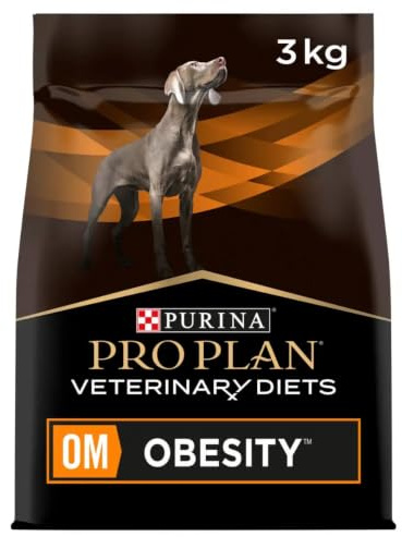 PURINA PRO PLAN VETERINARY DIETS OM Obesity Management Dry Dog Food 3kg Bag | Helps Maintain Steady and Effective Weight Loss
