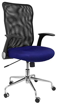 Piqueras y Crespo 4031 - Silla de Oficina ergonómica con Mecanismo basculante, Brazos retráctiles y Regulable en Altura